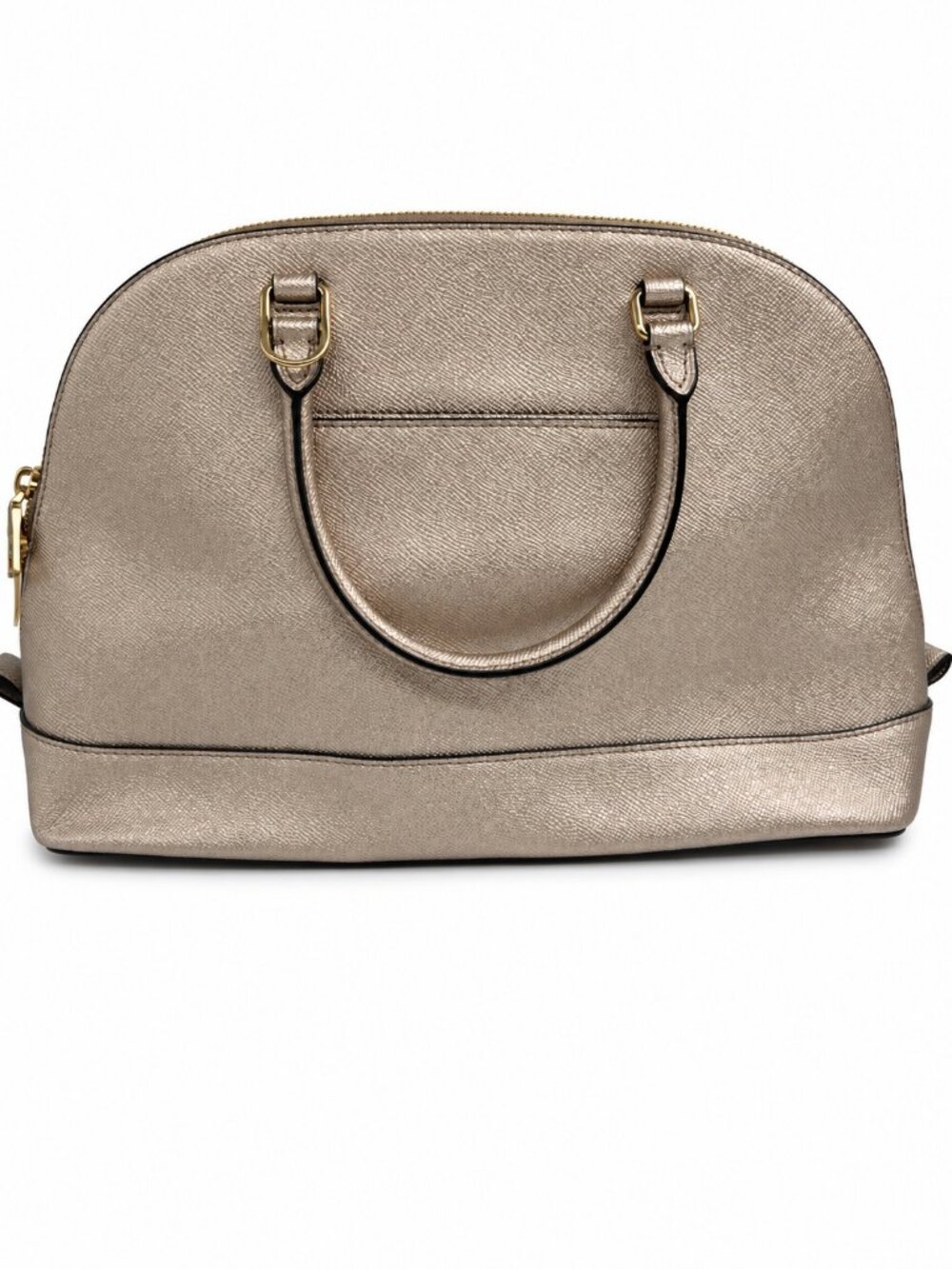 Coach – Metallic Taupe/Champagne – Sierra Satchel + Wristlet – F22318 - Picture 5 of 11